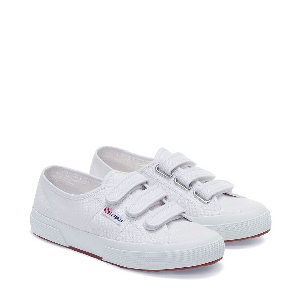 Superga 2750 Cot3strapu White Sneakers - Women's Sneakers USA | US1329782